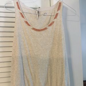LOFT tank and cardigan